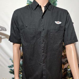 Black Harley Davidson button down shirt size small